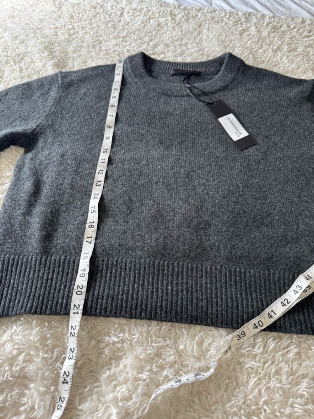 Jenni Kayne Atlas Sweater in Charcoal Grey Size Small. NEW - Picture 6 of 11